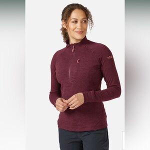 RAB Women’s Nexus Pull On. M. Deep Heather. NWT